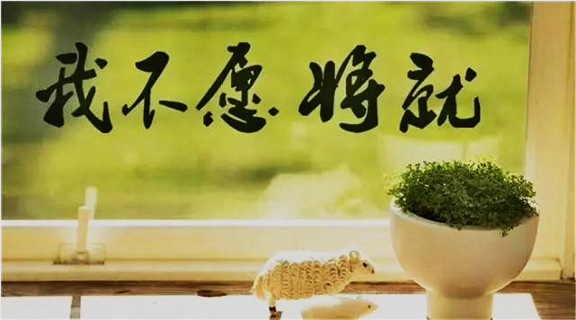 “別湊合啦，將就君！”